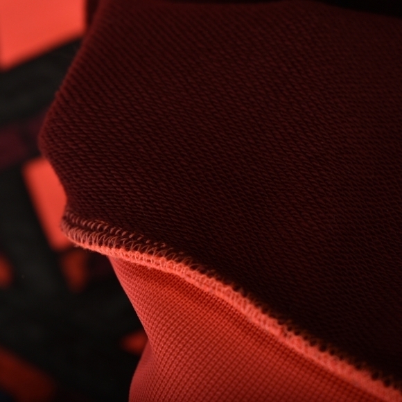 KENZO Electric  Pink Orange Grafiti Logo Cotton Poly Sweatshirt Large Portugal - Picture 9 of 9